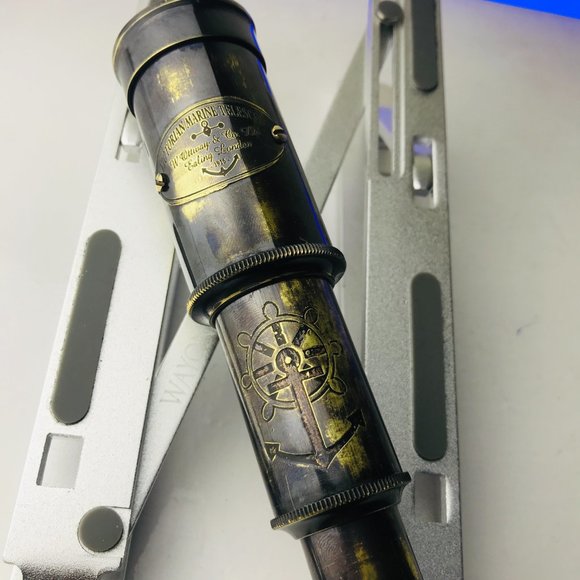 Urgent Sale,1915 Victorian marine Brass (Metal) telescope Best For Gifting - Picture 3 of 8